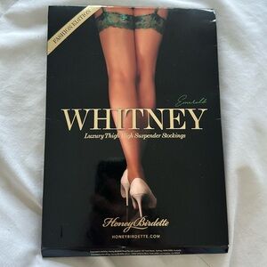 Honey Birdette Whitney Thigh High Suspender Stockings